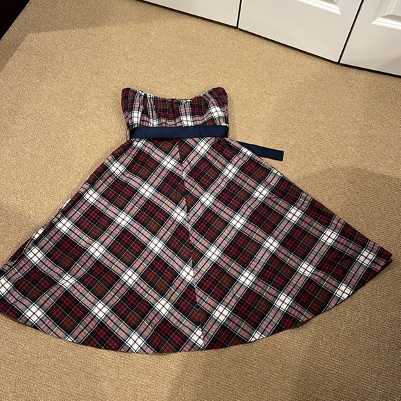Tommy Hilfiger Strapless Plaid Tartan Dress - Picture 4 of 6